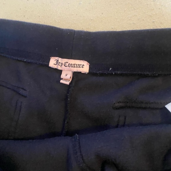 Juicy Couture Dark Blue Velour Joggers - Picture 2 of 4